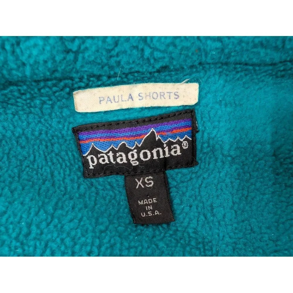 Vtg Patagonia Vest Synchilla Fleece Lined Nylon Shell Zipper Pockets Unisex XS - Picture 2 of 11